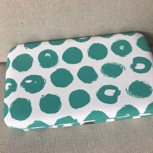 NWOT Hard Case Wallet Clutch
